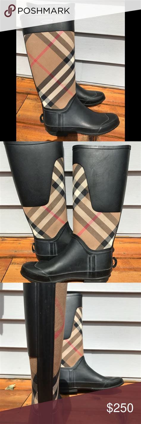 burberry duck boots|Burberry rain boots.